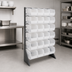 Thumbnail image #3 for Quantum Single-Sided Rail Rack with 12 Rails and 24 Clear Bins