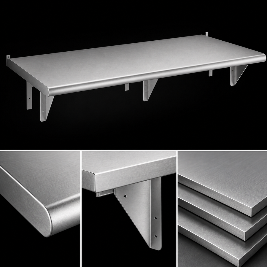 16-Gauge 304 Stainless Steel Construction