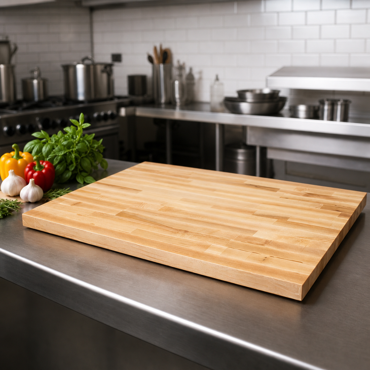 Product image #3 for Boos Block 30 x 25 x 1-1/2 Inch Blended Edge Grain Maple Kitchen Countertop, Varnique Finish