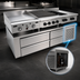Thumbnail image #3 for Wolf Achiever 96-Inch Self-Contained Refrigerated Base with 6 Drawers