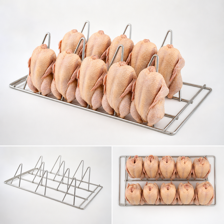 Product image #4 for Alto-Shaam Stainless Steel Chicken Rack, 10-Chicken Capacity