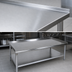 Thumbnail image #3 for John Boos Stallion 60 Inch x 30 Inch Stainless Steel Equipment Stand with Adjustable Undershelf