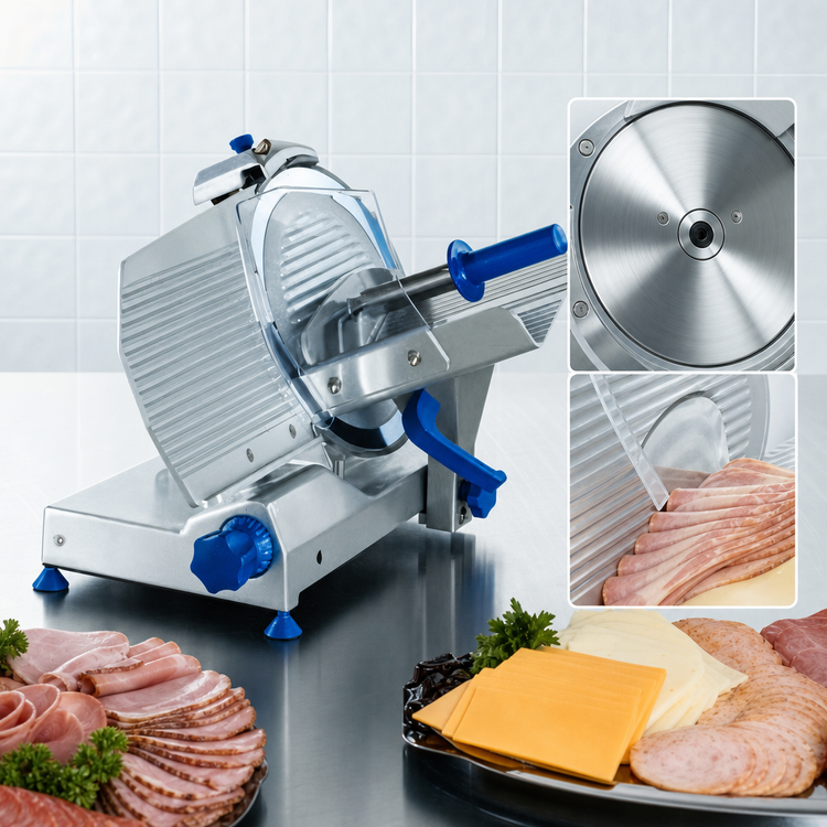 Product image #3 for Edlund Edvantage 12-Inch Medium Duty Electric Countertop Gravity Feed Meat Slicer