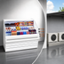 Thumbnail image #3 for Howard-McCray Ovation Series 63-Inch Remote Straight Plexi Open Impulse Merchandiser with LED Lighting