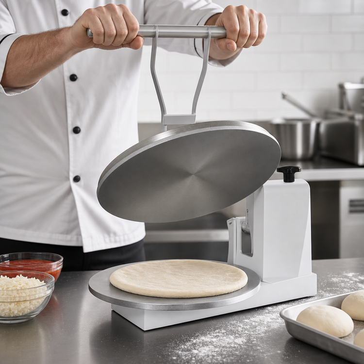 Product image #4 for DoughXpress DM-18NH Economy Manual Non-Heated 18-Inch Pizza Dough Press