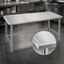 Thumbnail image #3 for Eagle Spec-Master Marine Series 120-Inch x 36-Inch Stainless Steel Work Table with Marine Edge