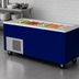 Thumbnail image #3 for 72-Inch Mobile Refrigerated Cold Food Table with Stainless Steel Top, 5-Pan Capacity