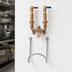 Thumbnail image #3 for Wall-Mounted 3/4 Inch NPT Mixing Valve Assembly with Check Valves, Ball Valves, and Stainless Steel Hose Rack