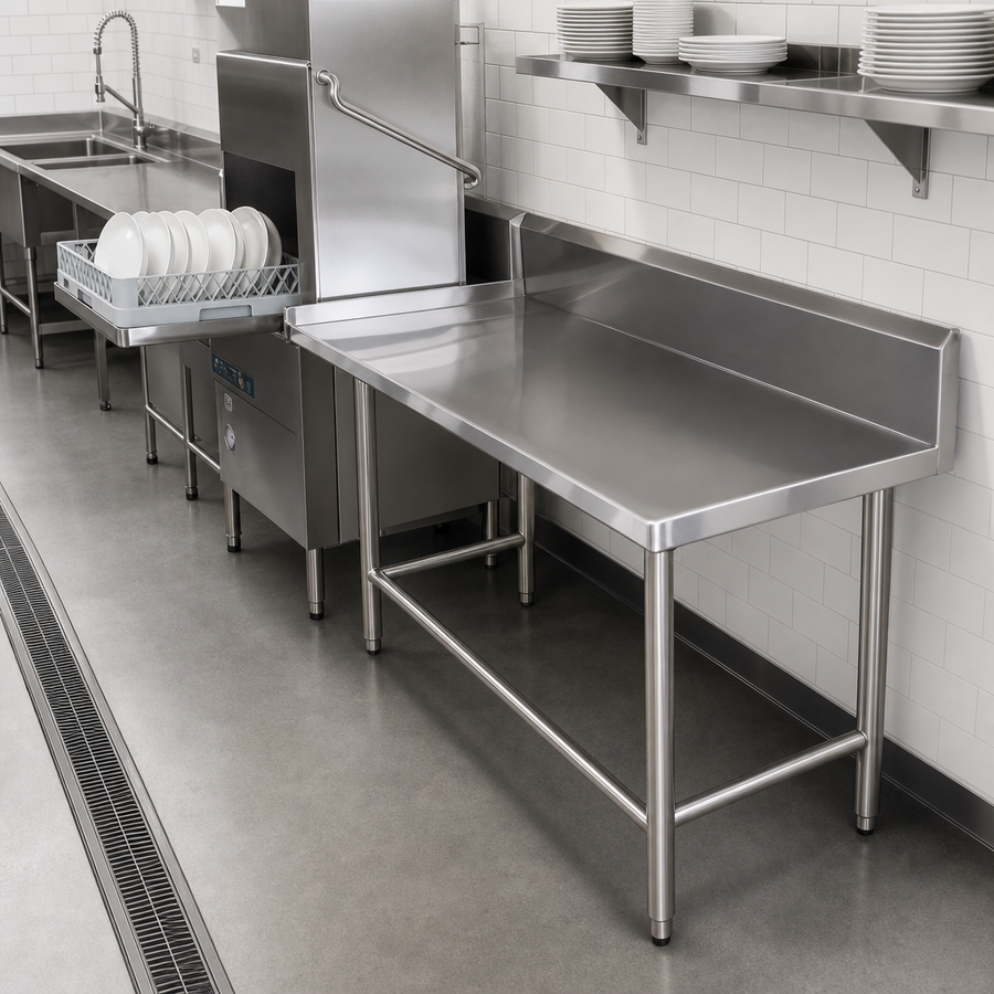 Straight Clean Dishtable