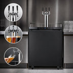Thumbnail image #4 for Summit Commercial SBC635MTRIPLE Triple Tap Beer Kegerator, 5.6 Cu. Ft., Freestanding, 24-Inch Wide