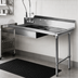 Thumbnail image #3 for 36-Inch Straight Stainless Steel Soiled Dish Table with Right-to-Left Operation and Pre-Rinse Sink