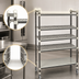 Thumbnail image #3 for Cambro Camshelving Elements XTRA High Density Top Rail 5-Tier Mobile Starter Shelving Unit, 21 x 60 x 80 Inches
