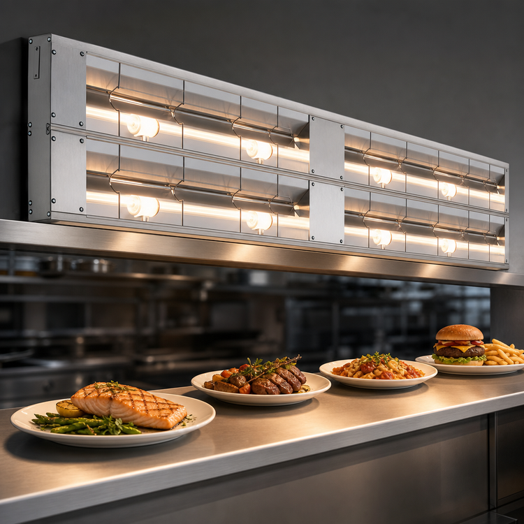 Product image #3 for Hatco Glo-Ray® 54-Inch Double Lighted Infrared Strip Heater