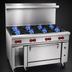 Thumbnail image #3 for Wolf Challenger XL 48-Inch Gas Restaurant Range with 8 Open Burners and Convection Oven