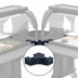 Thumbnail image #4 for Cambro Versa Food Bar Corner Connector, 36 x 36 x 4-1/4 Inch, Navy Blue