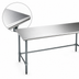 Thumbnail image #3 for Eagle Group BlendPort Deluxe Series 72 x 24 Inch 16-Gauge 300 Series Stainless Steel Work Table with Open Galvanized Base