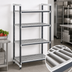 Thumbnail image #3 for Cambro Camshelving Elements XTRA 4-Tier Stationary Starter Unit, 21 x 36 x 72 Inches, Vented, Speckled Gray