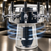 Thumbnail image #3 for Micro Matic Mushroom Countertop Air-Cooled Draft Beer Tower with 5 Stainless Steel Faucets