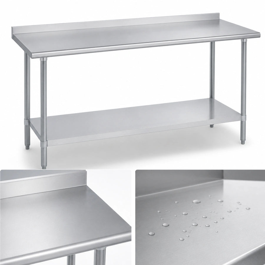16-Gauge 400-Series Stainless Steel Top
