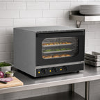 Thumbnail image #4 for Vollrath CO4-120HS Countertop Half-Size Standard Convection Oven, 3-Pan Capacity, Stainless Steel, 120V