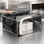 Thumbnail image #3 for Vollrath VPB318 18-Inch Insulated Pizza Delivery Bag, Black, 1–3 Boxes, 19 x 19 x 9 Inches Case of 6