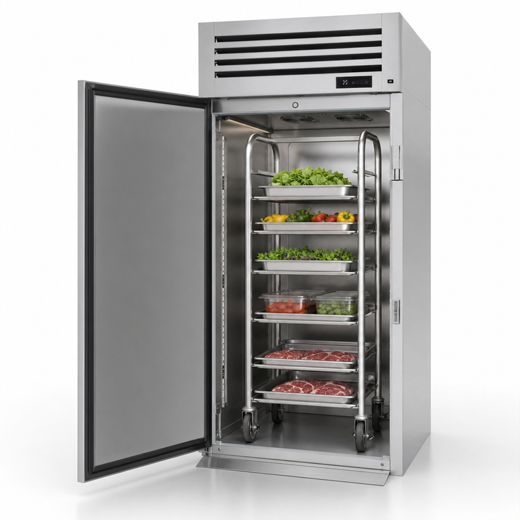 Product image #3 for Turbo Air PRO Series Roll-In One-Section Reach-In Refrigerator with Solid Door, 39.32 Cu. Ft.