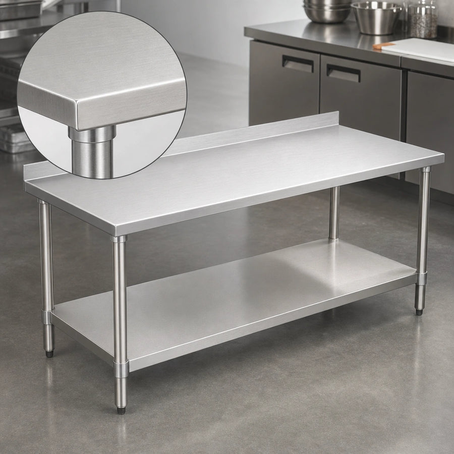 14-Gauge Stainless Steel Top