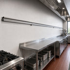 Thumbnail image #3 for Metro qwikTRAK BTS14NA Heavy-Duty 14-Foot Aluminum Shelf Track Set