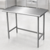 Thumbnail image #3 for Advance Tabco 84-Inch x 30-Inch 16-Gauge 430 Stainless Steel Open Base Flat Top Work Table