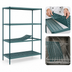 Thumbnail image #3 for Metro Super Erecta Pro Stationary 4-Shelf Louvered Polymer Starter Shelving Unit, 18