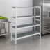 Thumbnail image #3 for Fermostock 4-Tier Stationary Polymer Shelving Starter Unit, 31 W x 22 D x 66 H