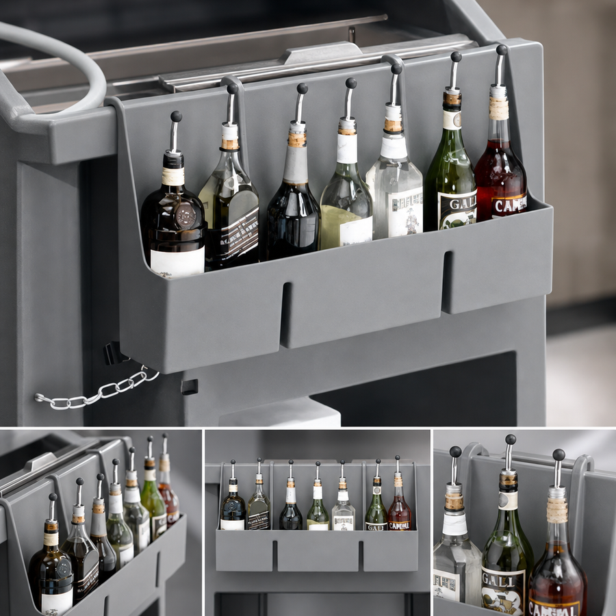 Seven-Bottle Capacity