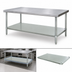 Thumbnail image #3 for Advance Tabco Galvanized Work Table Undershelf for 60 x 30 Inch Tables