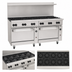 Thumbnail image #3 for Vulcan Endurance 72-Inch Commercial Gas Restaurant Range with 12 Open Burners and 2 Standard Ovens