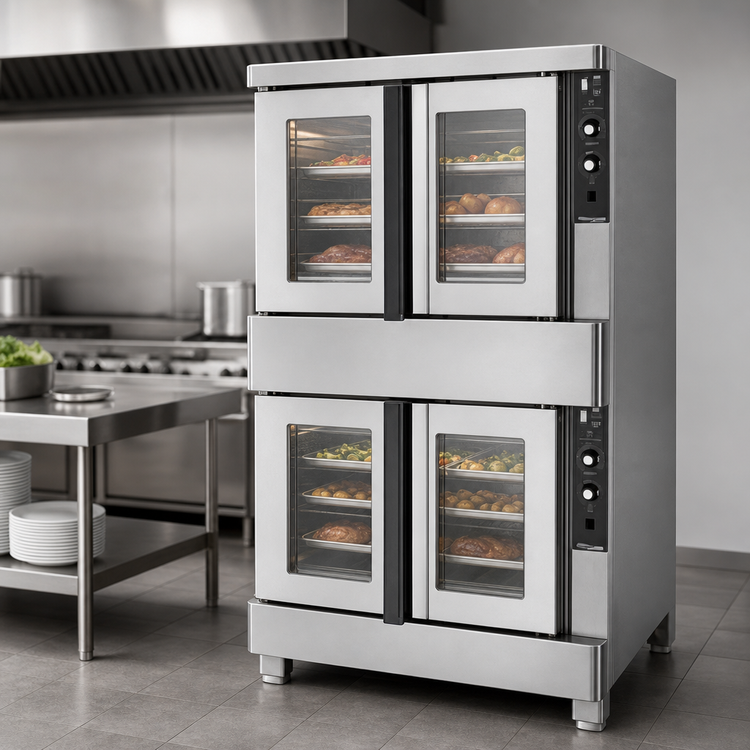 Product image #3 for Zephaire Series Double-Deck Full-Size Electric Convection Oven, Standard Depth