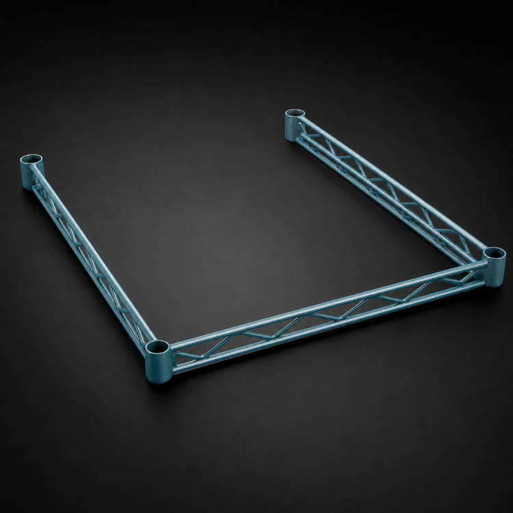 Product image #3 for EagleGard 3-Sided Double Truss Shelf Frame, 60"W x 24"D, Blue-Green Hybrid Epoxy Finish