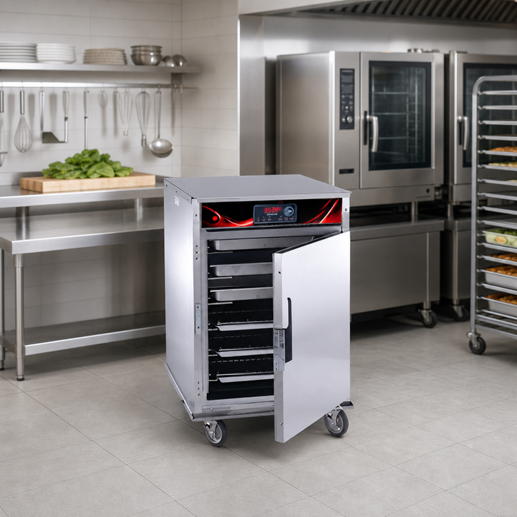 Product image #3 for Cres Cor Roast-N-Hold Mobile Half-Size Cook and Hold Convection Oven, 208V, 3-Phase