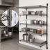 Thumbnail image #3 for Metro Super Adjustable Super Erecta Add-On Wire Shelving Unit, 30 x 18 x 63 Inches, 4 Shelves