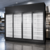 Thumbnail image #3 for True Four-Section Low-Temperature Self-Contained Glass Door Freezer Merchandiser, Black Exterior / White Interior