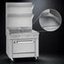 Thumbnail image #3 for Southbend Platinum 36-Inch Heavy Duty Gas Range with Graduated Hot Top and Cabinet Base