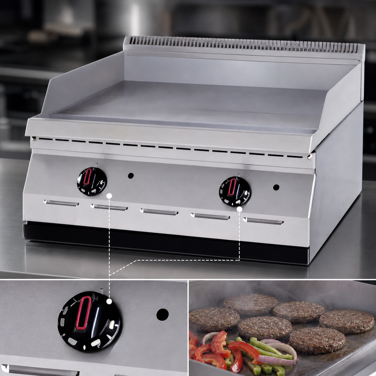 Product image #3 for Garland Designer Series 15-Inch Countertop Gas Griddle with Thermostatic Controls