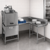 Thumbnail image #3 for Spec-Master Corner Clean Dishtable, Right-Hand, 120 Inch x 60 Inch, 14 Gauge 304 Stainless Steel