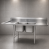 Thumbnail image #3 for Eagle Group 414 Series 2-Compartment Commercial Sink with Left and Right Drainboards, 76-Inch Wide