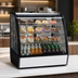 Thumbnail image #3 for Countertop Curved Glass Refrigerated Display Case, 35 Inch, 6.56 Cu. Ft., 3 Shelves