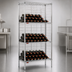 Thumbnail image #3 for Eagle Group 3-Tier Bulk Wine Shelf Unit, 48 W x 14 D x 74 H, Chrome Finish, 240 Bottle Capacity