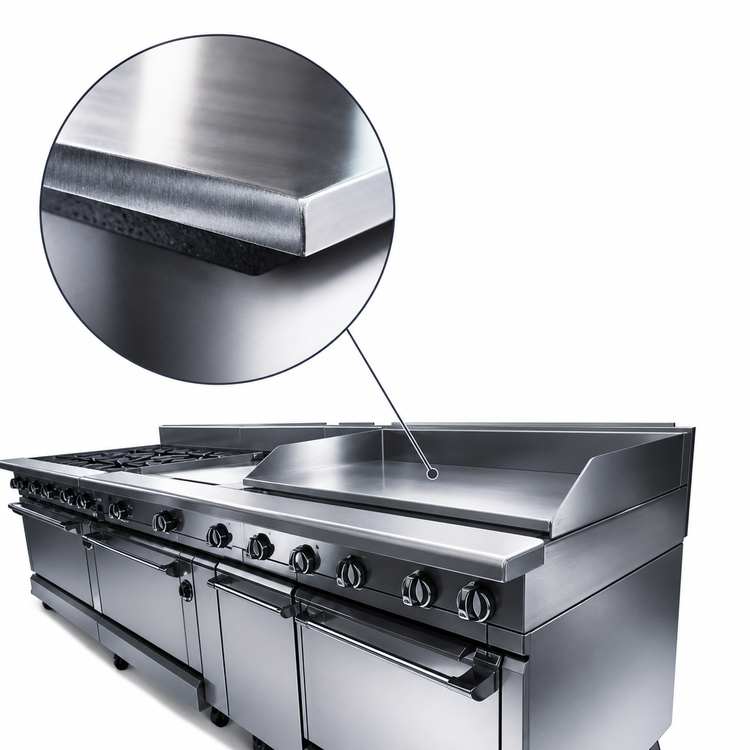 Product image #3 for Vulcan V Series 18-Inch Heavy Duty Gas Griddle with Storage Base and Cabinet Doors