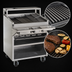 Thumbnail image #3 for Bakers Pride Dante Series F-36RS 36-Inch Floor Model Gas Radiant Charbroiler with Open Cabinet Base