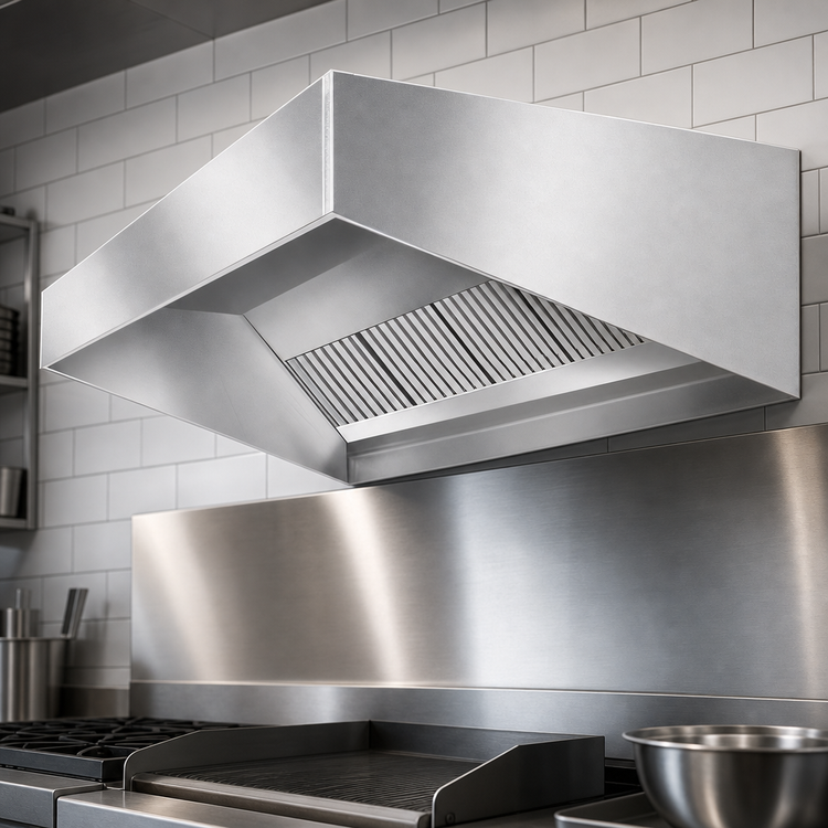 Product image #3 for SpecAir HES96-66 Short Front Wall Type Exhaust-Only Ventilation Hood, 66 Inches Wide