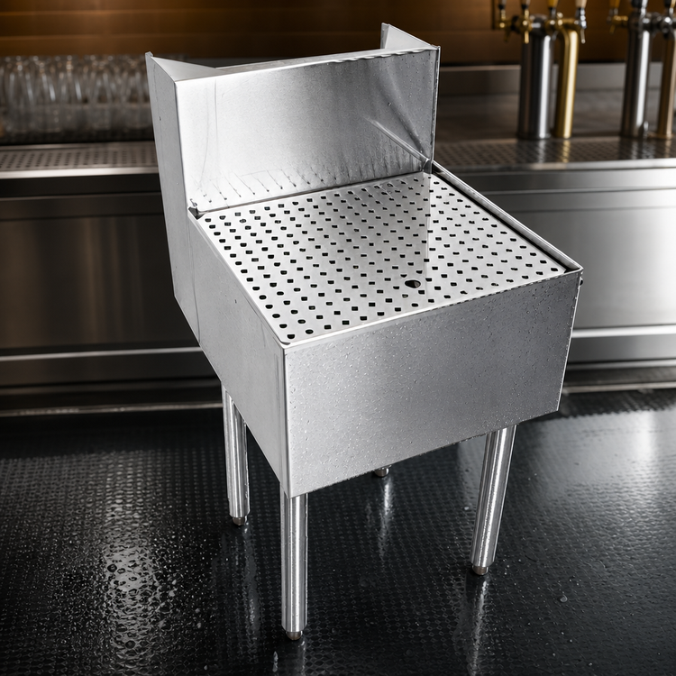 Product image #3 for CHOICE 36-Inch Underbar Beer Drainer with Lift-Out Perforated Insert