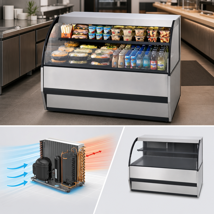 Product image #3 for Federal Industries UCR3633C 35.7-Inch Curved-End Undercounter Refrigerated Self-Serve Display Case